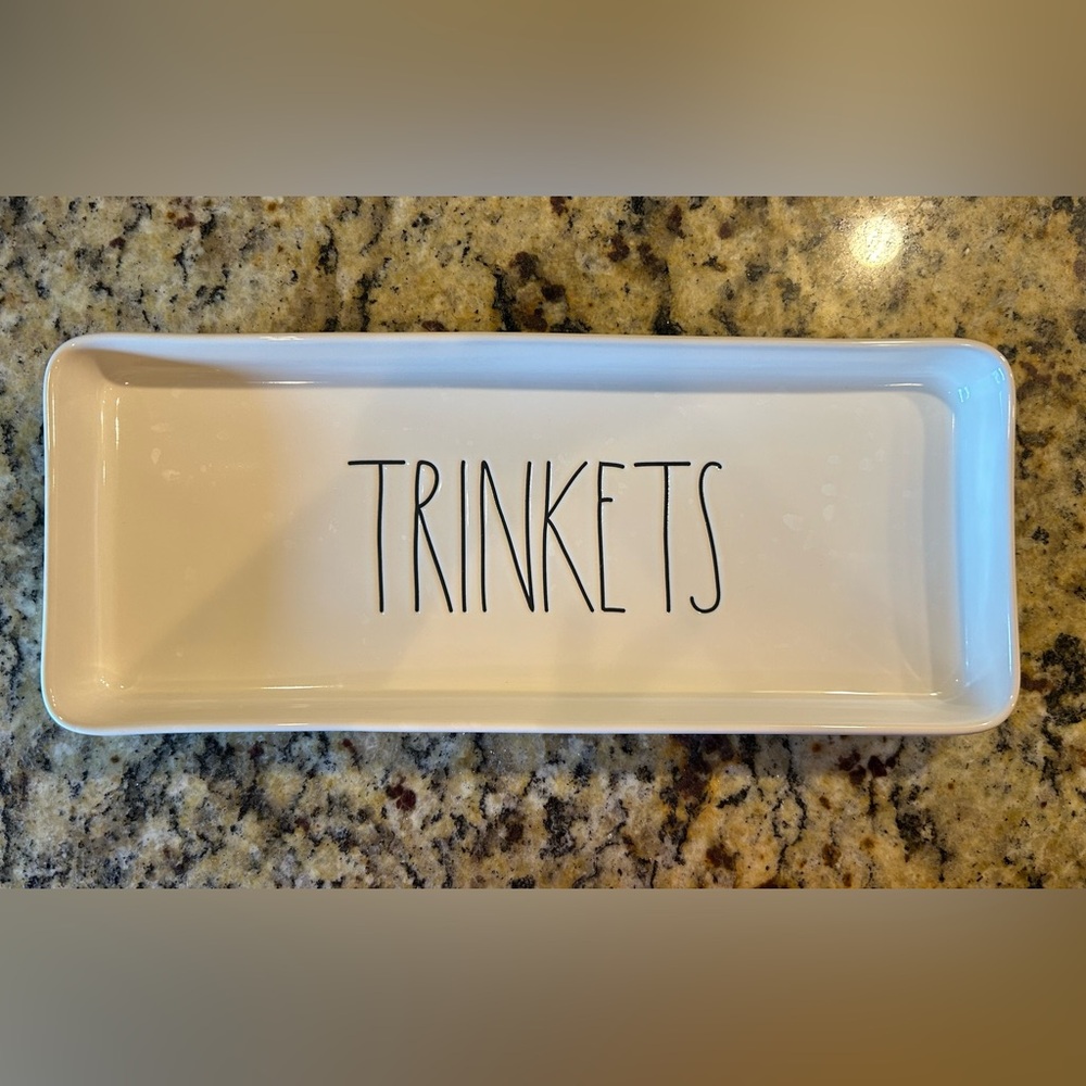 Rae Dunn TRINKETS Tray